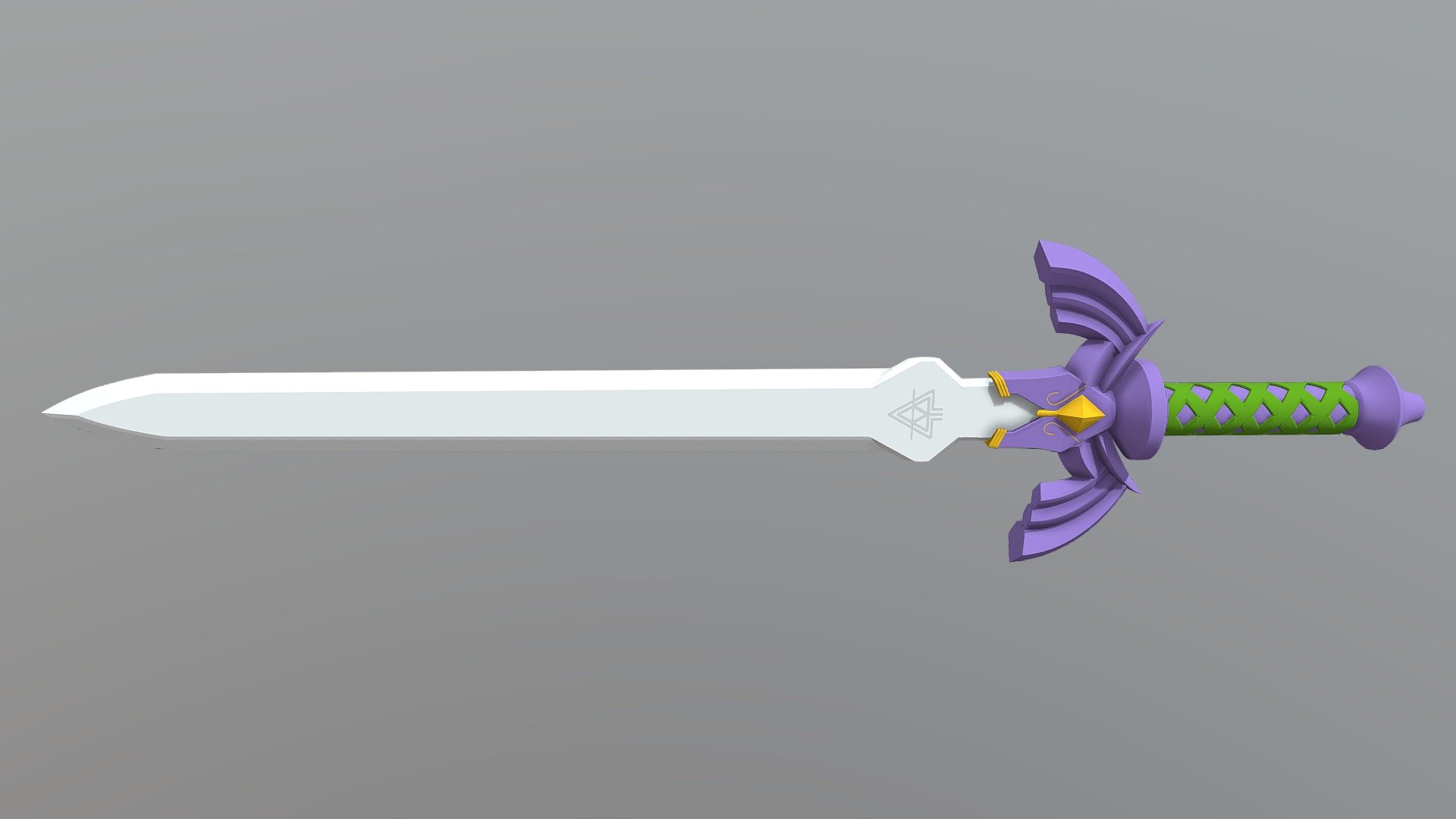 Master Sword Download Free 3d Model By Rowen Halpern Rowenhalpern [f02297d] Sketchfab