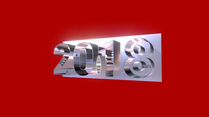 Mifa wishes you a great 2018! 3D Model