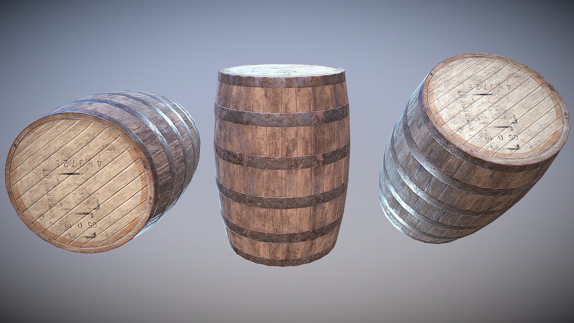 Barrel Low Poly
