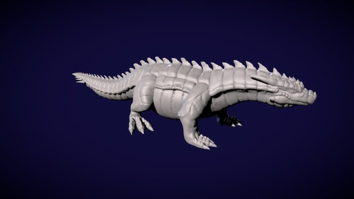 Kaiju-Napther (Personal Character) 3D Model