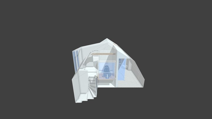 övervåning alt.2 3D Model