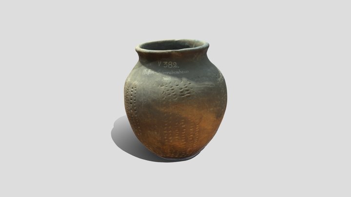 Late Iron Age Decorated Jar 3D Model