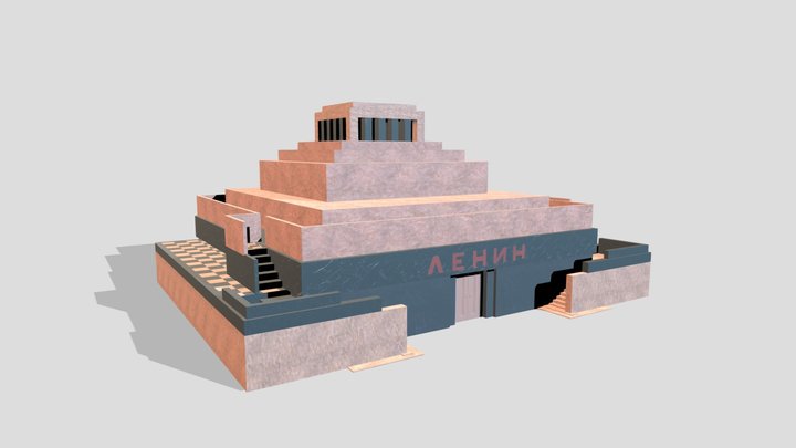 Lenin's Mausoleum 3D Model