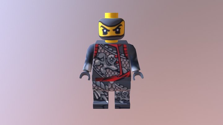 Legoman 3D Model
