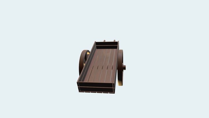 Wood Texture (Wheelbarrow) 3D Model