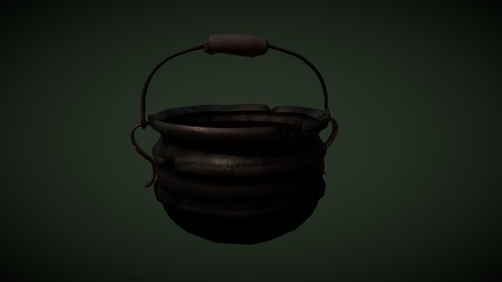 Creepy cauldron 3D Model