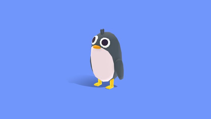 Penguin - Quirky Series 3D Model