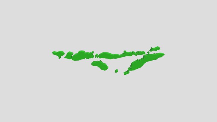 Nusa Tenggara Timur 3D Model