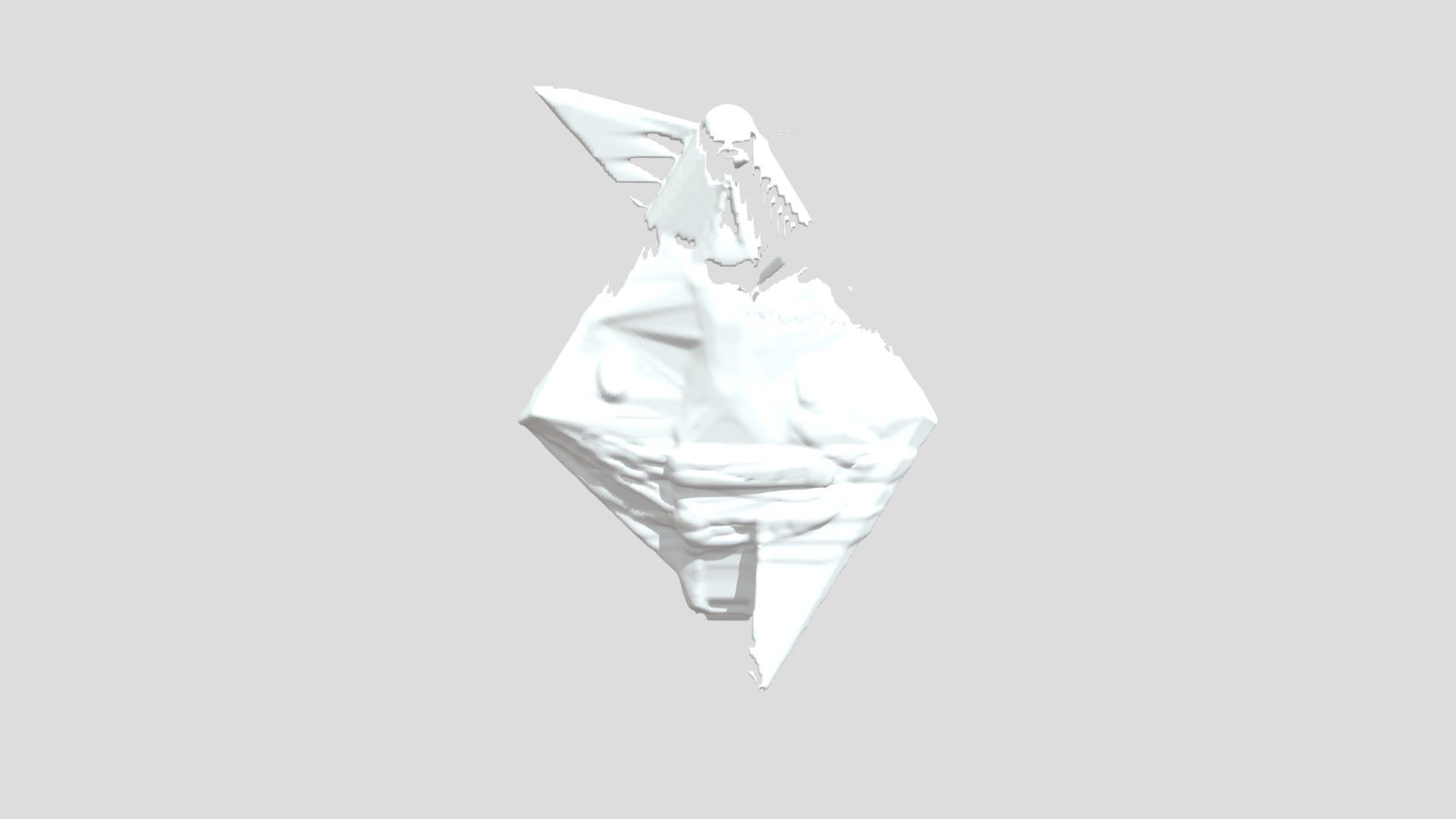 free anime girl mole retopologized — Sketchfab embed 3D viewer
