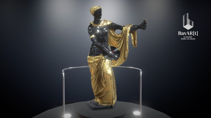 Black Venus Sing Star // L'art revisité! 3D Model