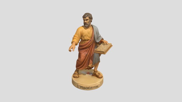 Parménides, el filósofo del ser 🌊 3D Model