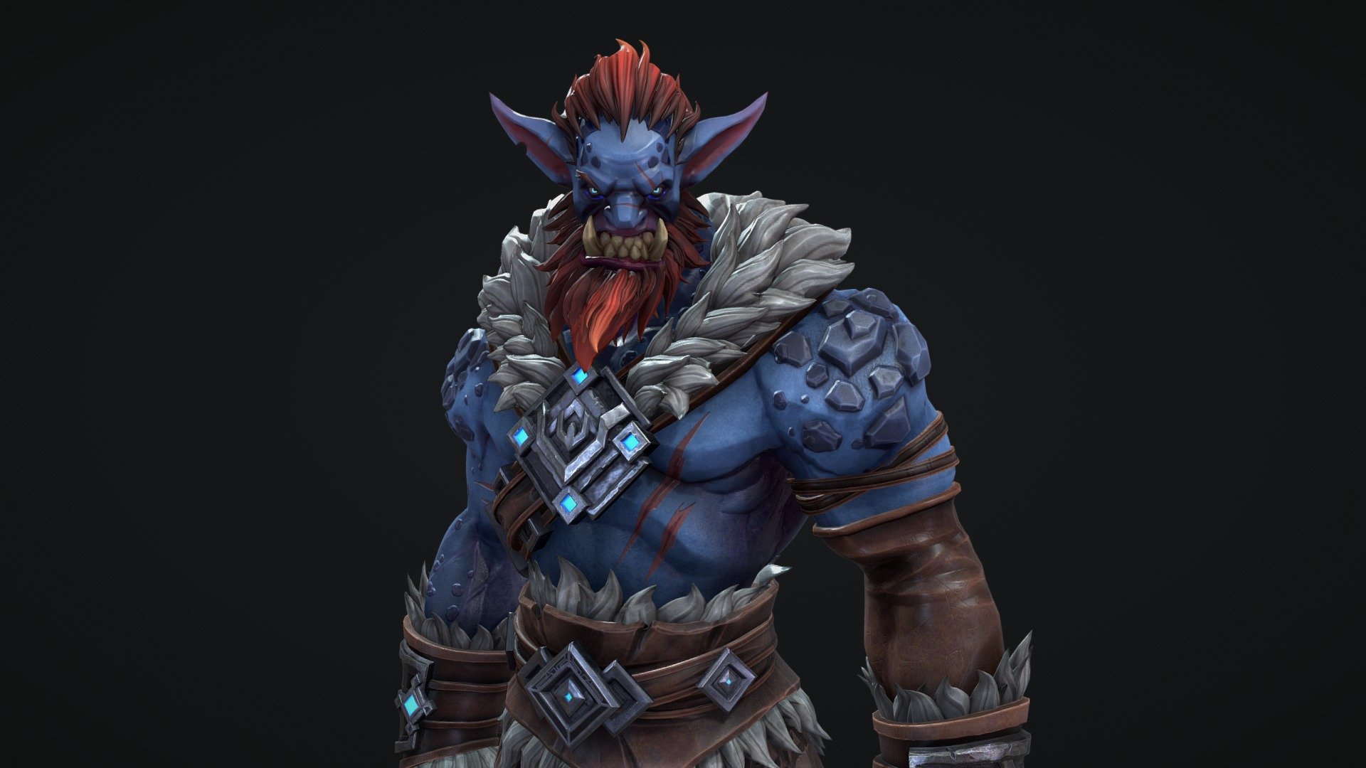 Frost Troll - 3D model by itsbxd [f030273] - Sketchfab