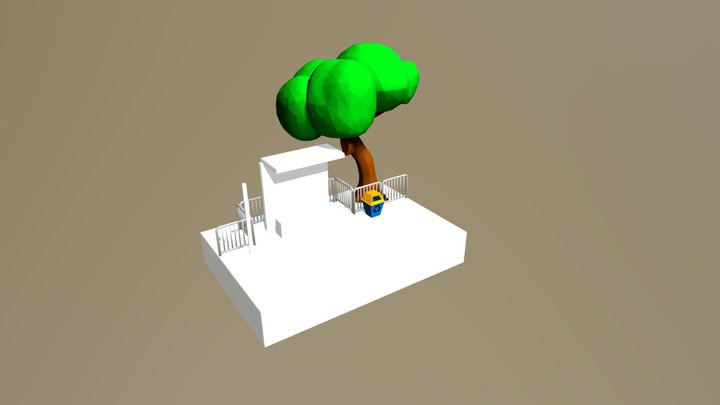 Bus Stop(Prototype 3) 3D Model