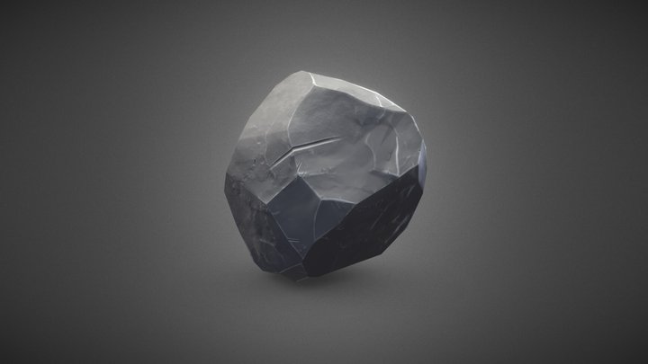 Stylized Rock 3D Model