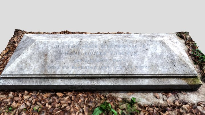 Tomb of 19th Century naval captain 3D Model