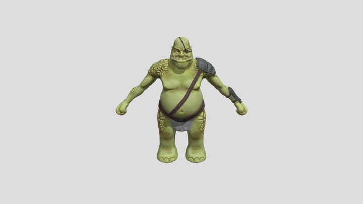 Fat Orc 3D Model