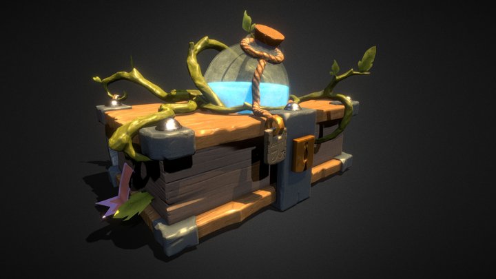 From Concept to 3D Model | Mage Book of Potion 3D Model