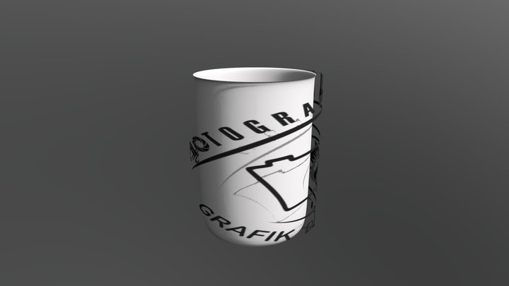 Coffee Mug with logo 3D Model