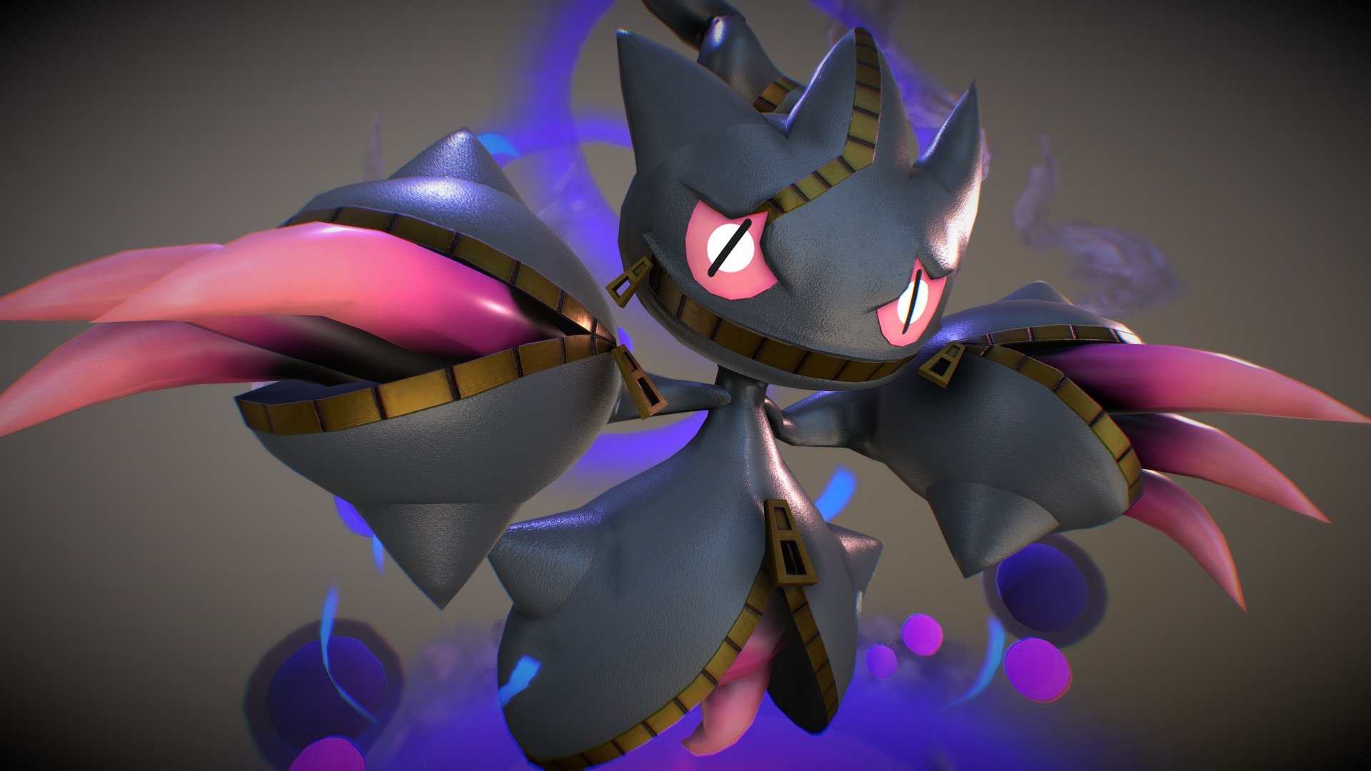 STL file Mega Banette pokemon 🐉・3D printable model to download・Cults