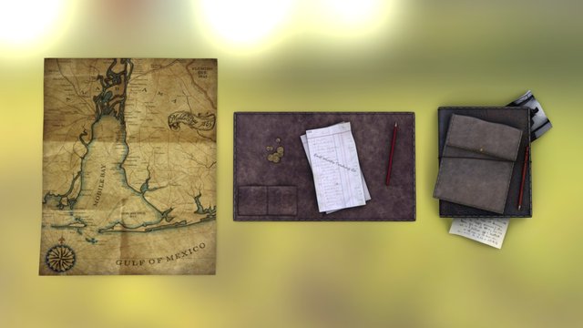 Couriers Messenger Set 3D Model