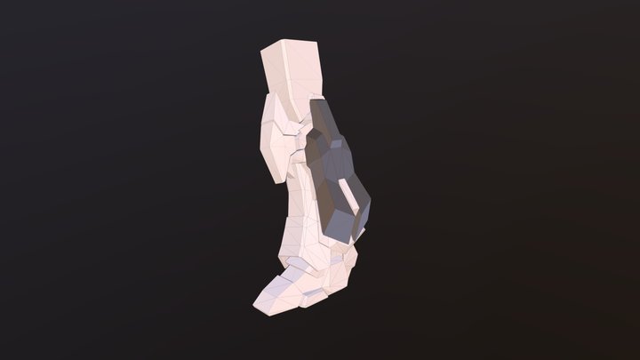 Robot gundam Leg 3D Model