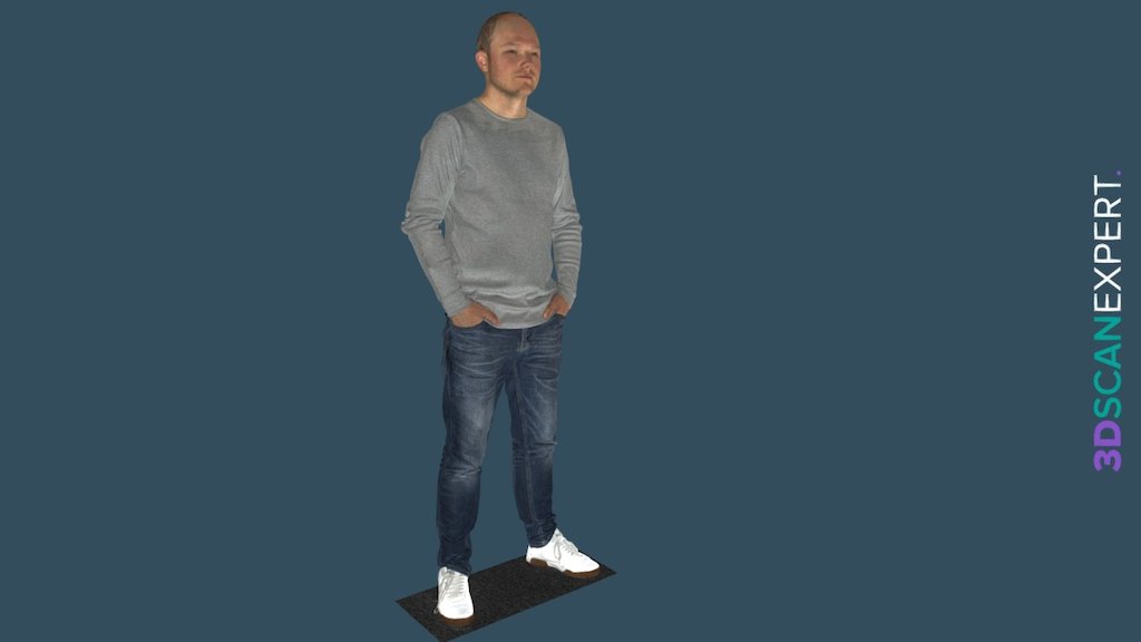 Nick Full Body — Artec Eva Review — Sketchfab embed 3D viewer