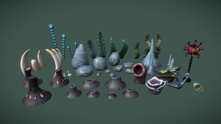 Seaweed 3D models - Sketchfab