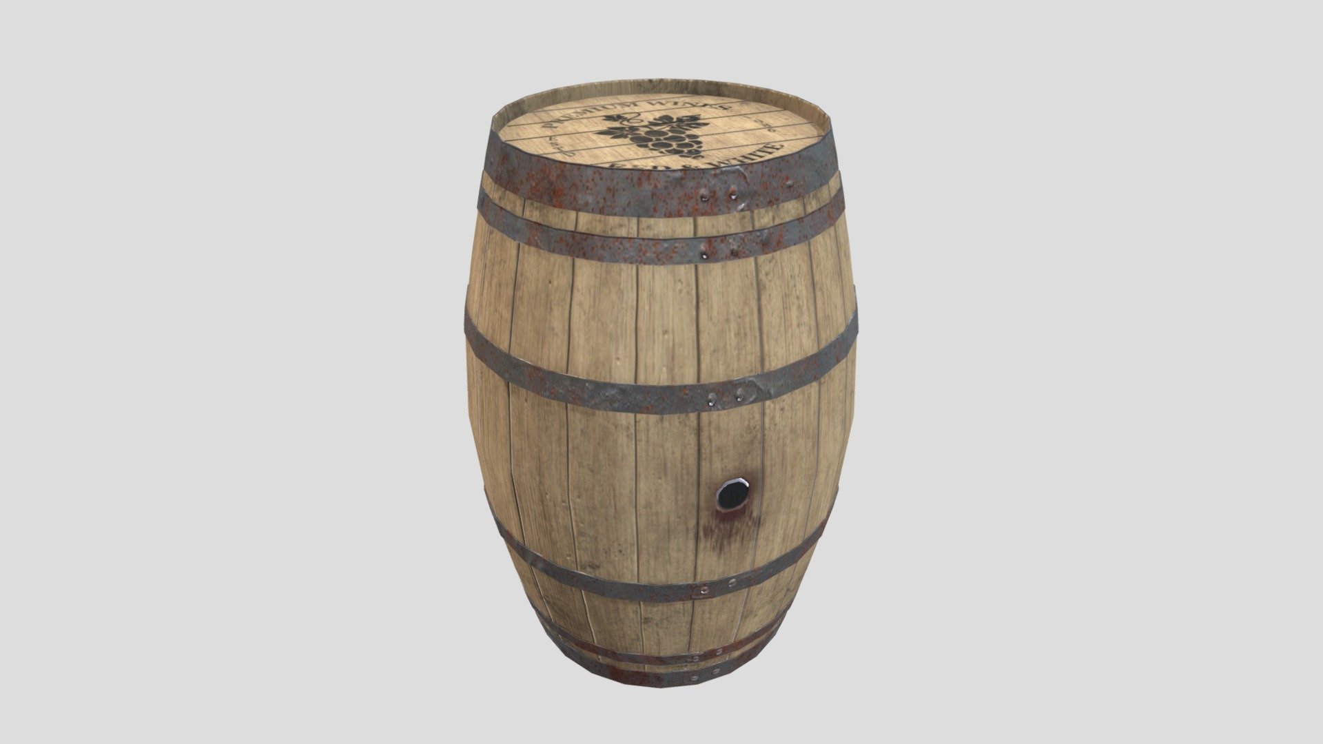 Vintage Wine Barrel