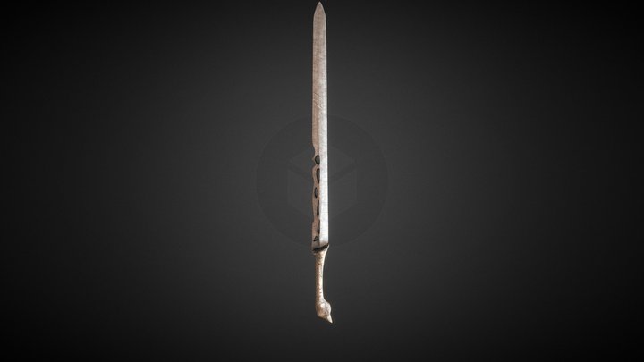 Bones Sword 3D Model