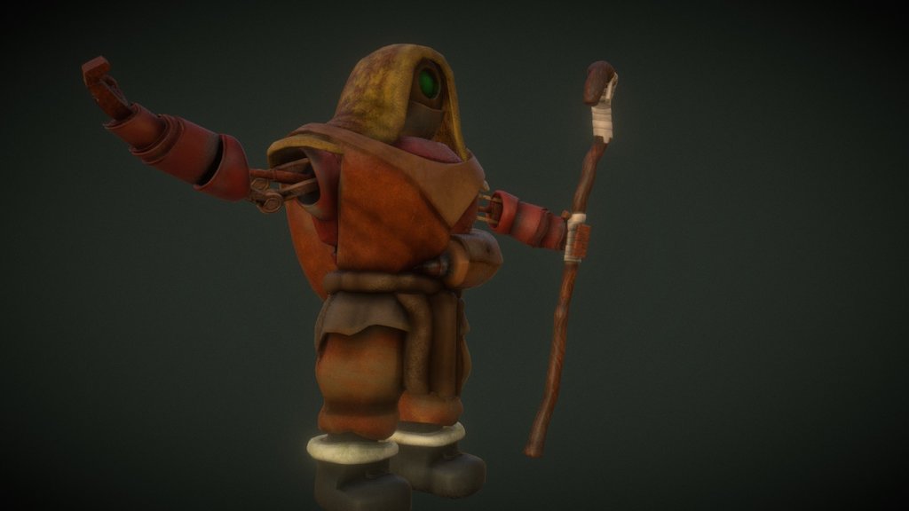 Scrapper the friendly robot