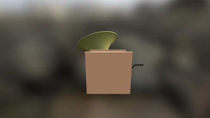 Platenspeler 3D Model