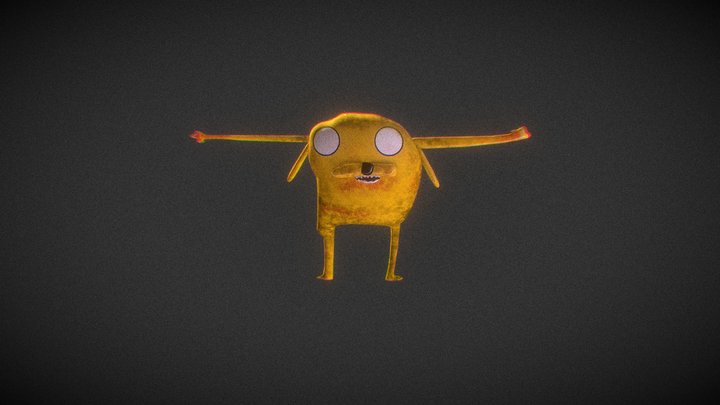 Jake The Dog 3D Model