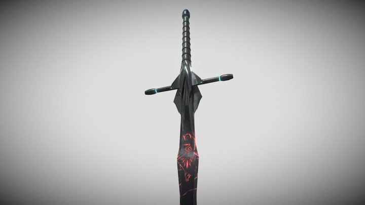 Scifi Sword 3D Model