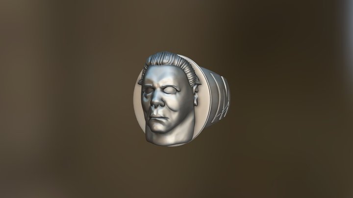 Myers from Halloween ring 3D Model