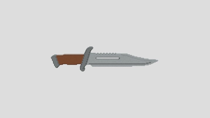 Bowie voxel 3D Model