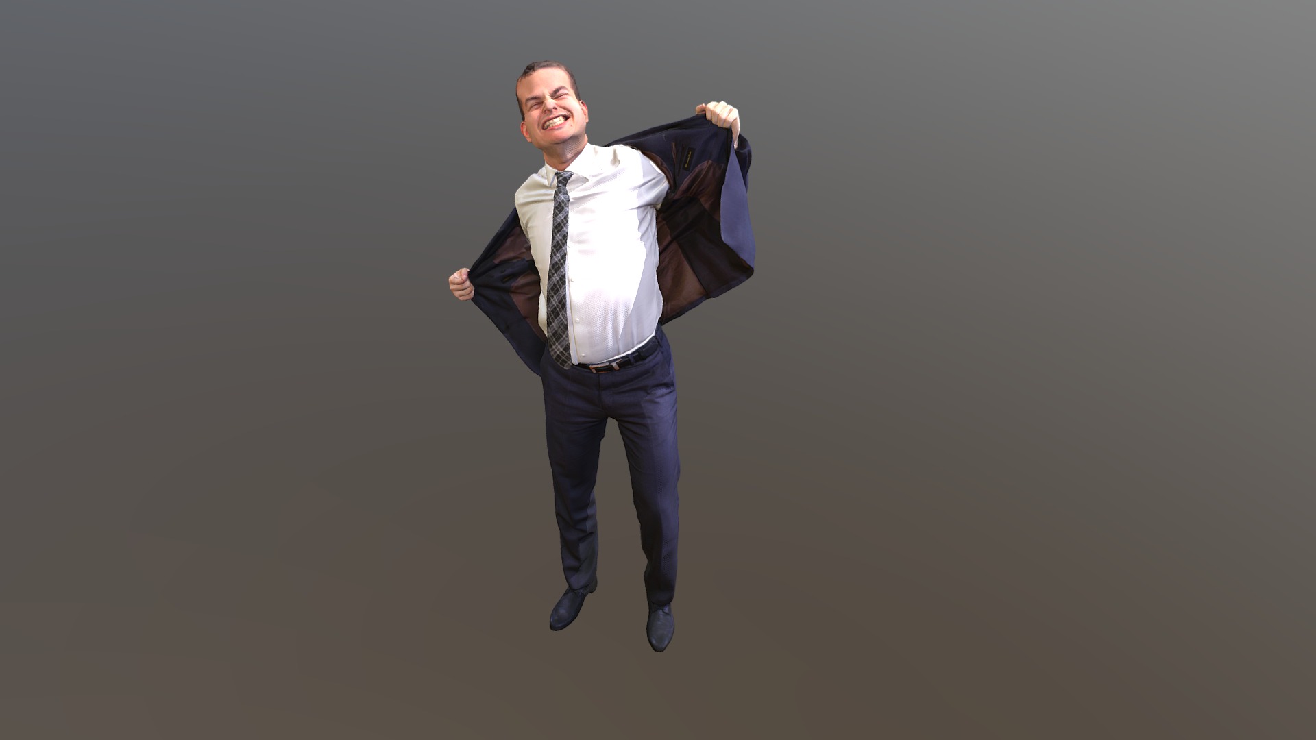 3D model No5 – Corporate Guy - This is a 3D model of the No5 - Corporate Guy. The 3D model is about a man in a suit and tie.