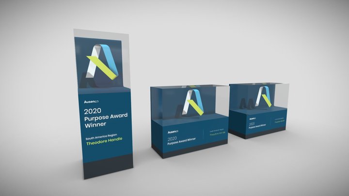 2020 Purpose Award Trophy 3D Model