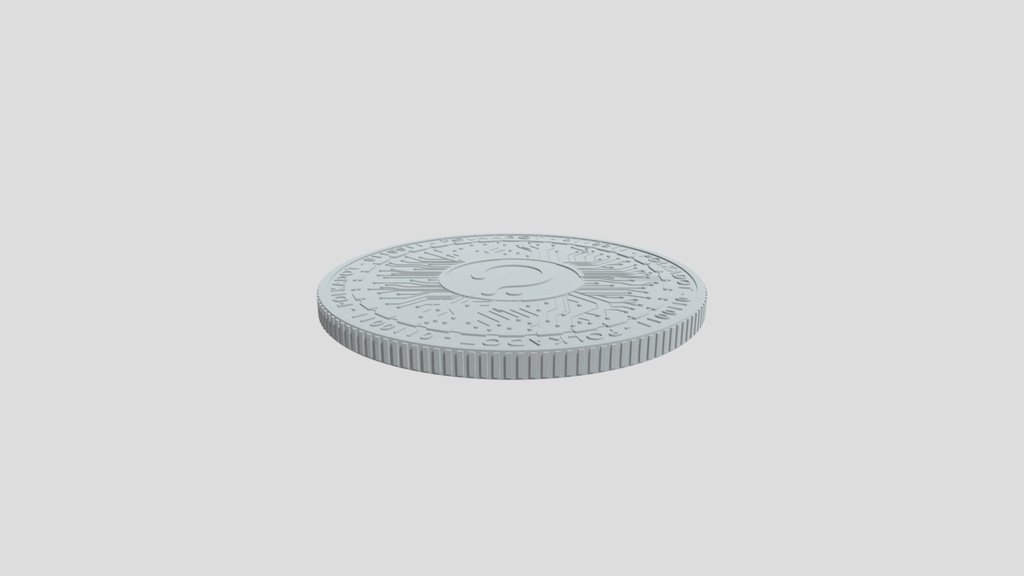 Polkadot Cryptocurrency Golden Coin