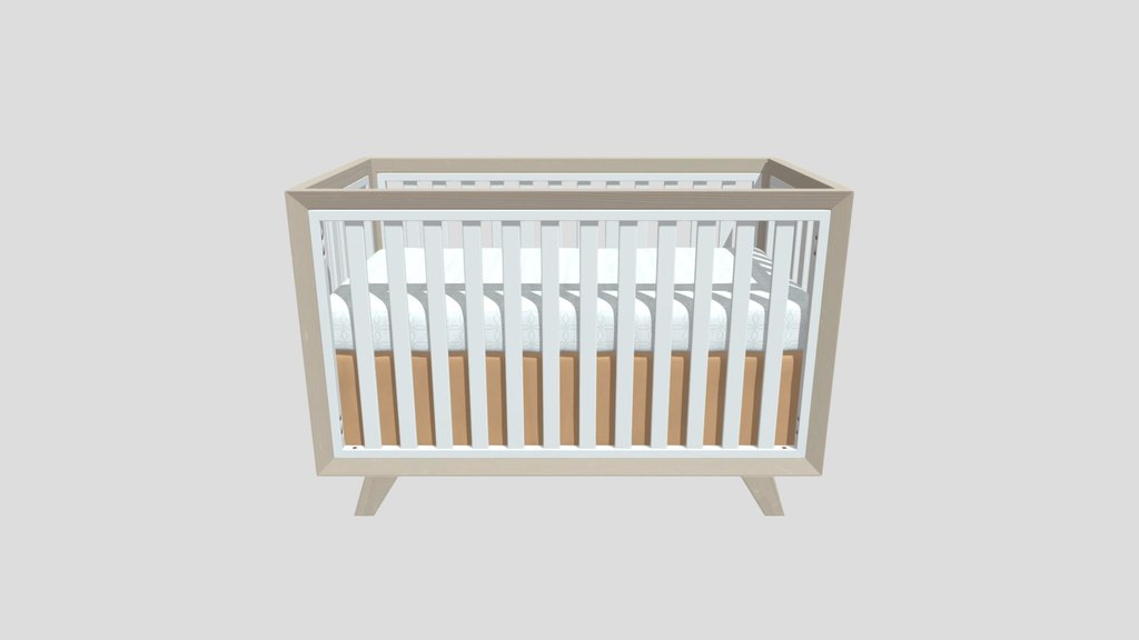 Baby Crips Wood And White