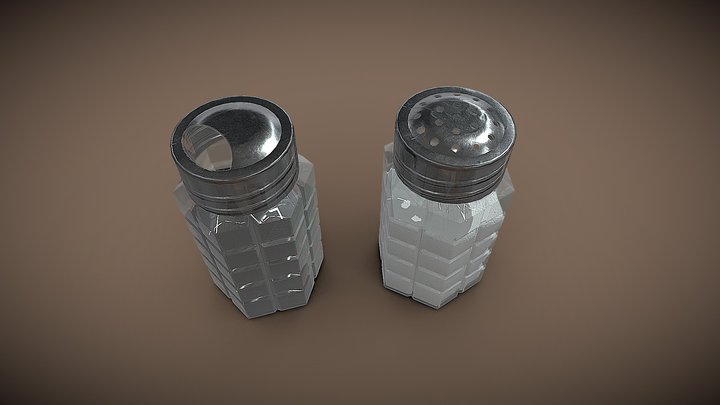 Soviet salt and pepper shakers.
