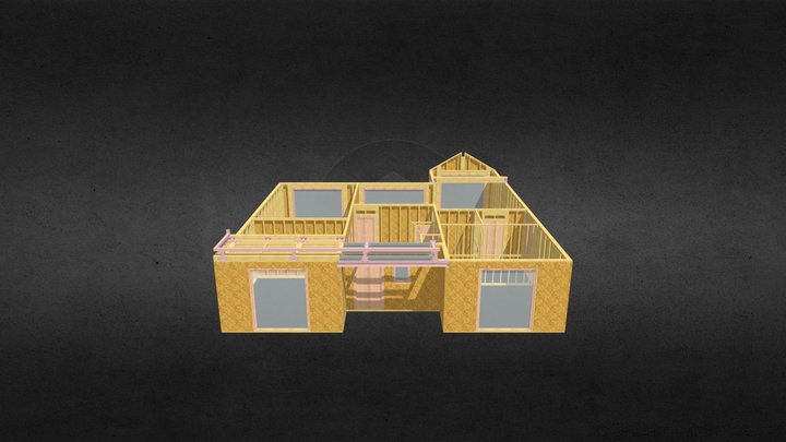 CALA WILLOW BALCONY STEEL ONLY 3D Model