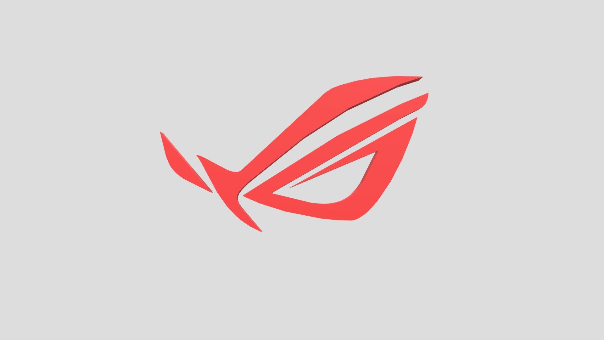 Asus ROG logo - 3D model by Lowpoly 0 (@lowpoly0) [f04147e] - Sketchfab