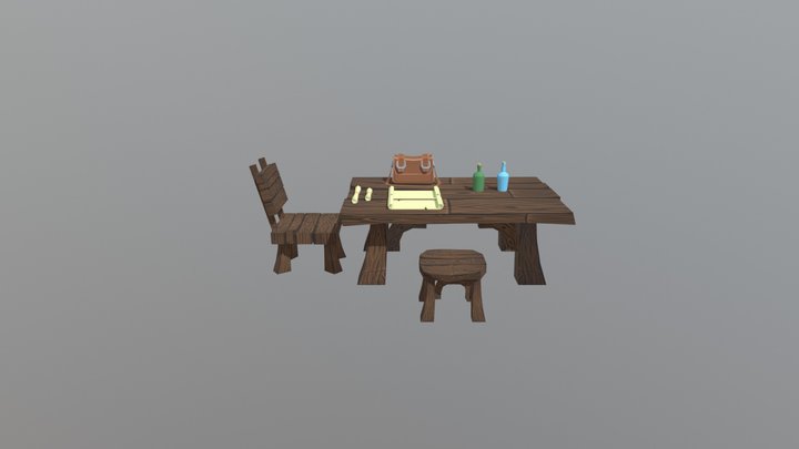 Lowpoly_Props 3D Model