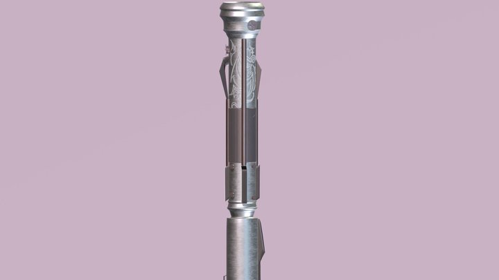 Cool Cyber Saber 3D Model