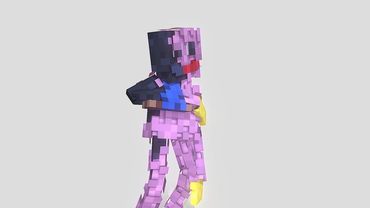 injured Kissy missy minecraft 3D Model