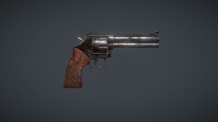 revolver 3D Model