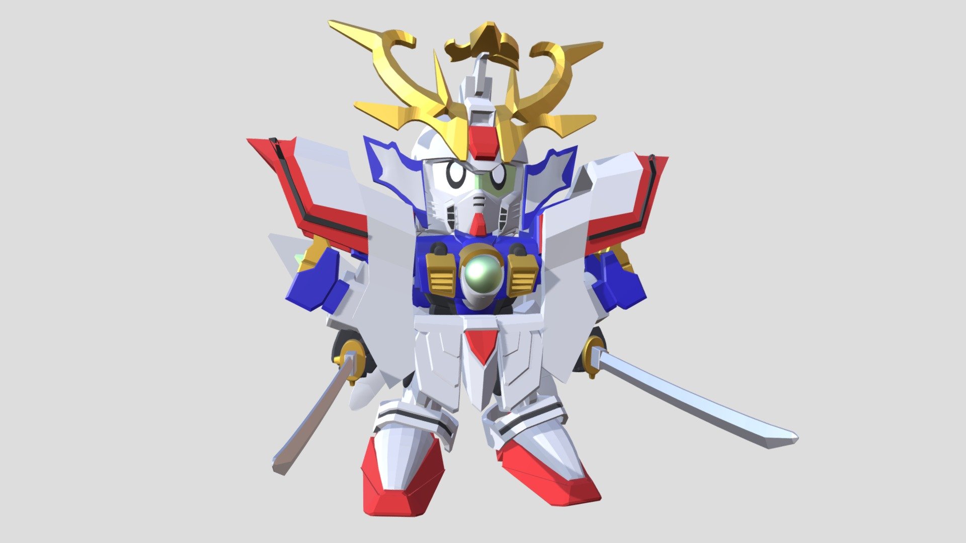 Sd Gundam 武者號斗丸 Mushagodmaru Download Free 3d Model By Zakk628 Zakk628 Fc