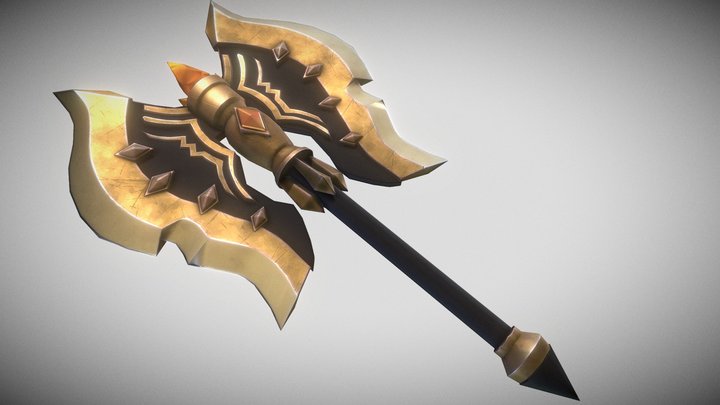 One Handed Axe_12 3D Model