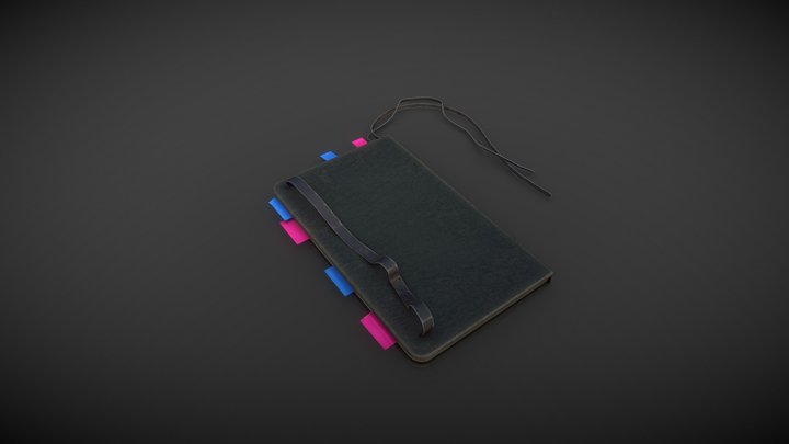 Pocket Notebook #SketchfabWeeklyChallenge 3D Model