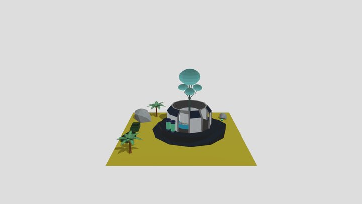 3B113164 張子瑋 3D物件建模 3D Model